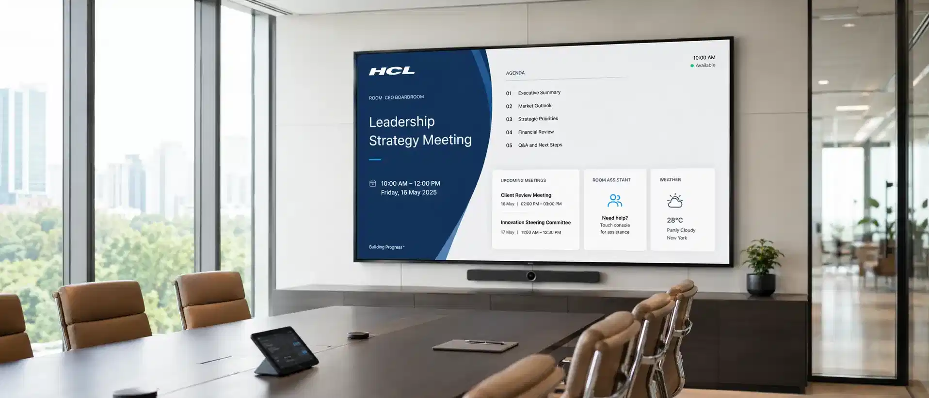 HCLTech digital signage deployment powered by Pickcel