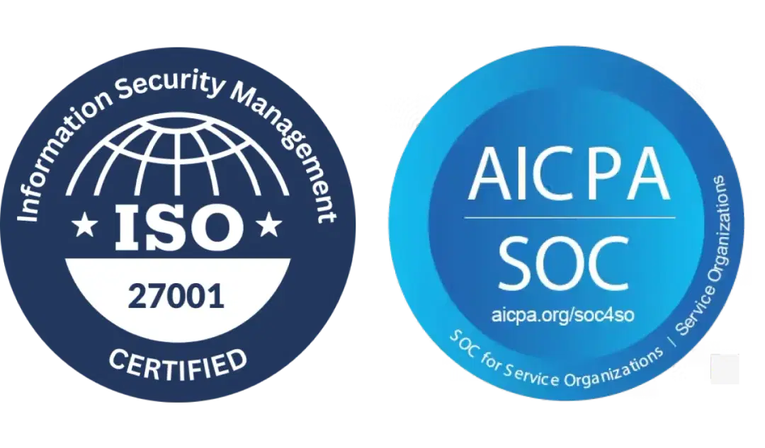 SOC2 & ISO 27001 Certified