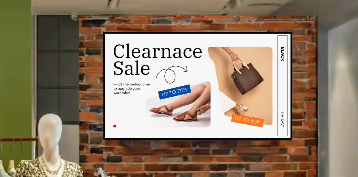 Retail promotions with digital signage