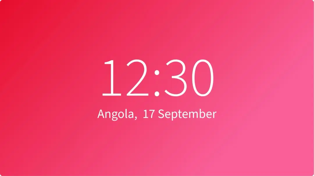 World Clock App - Look 1