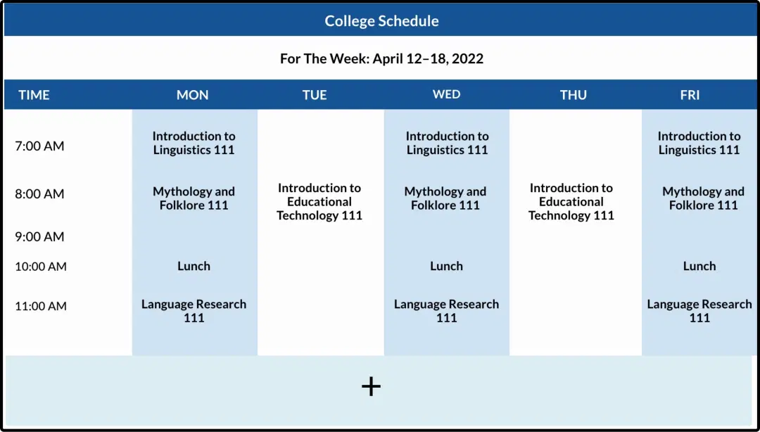 Step 2: Digital signage software interface showing composition window with Google Sheets App feed being displayed on the top
