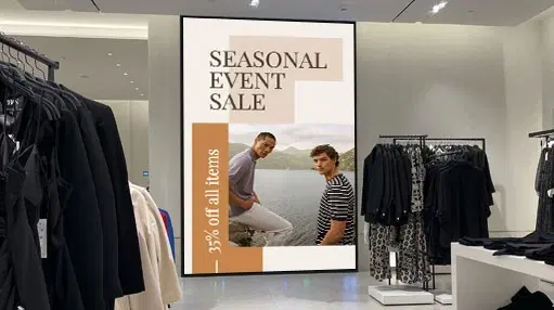 BR Magazacilik's Digital Signage