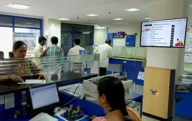 Chikkamagaluru (DCC) Bank Digital Signage