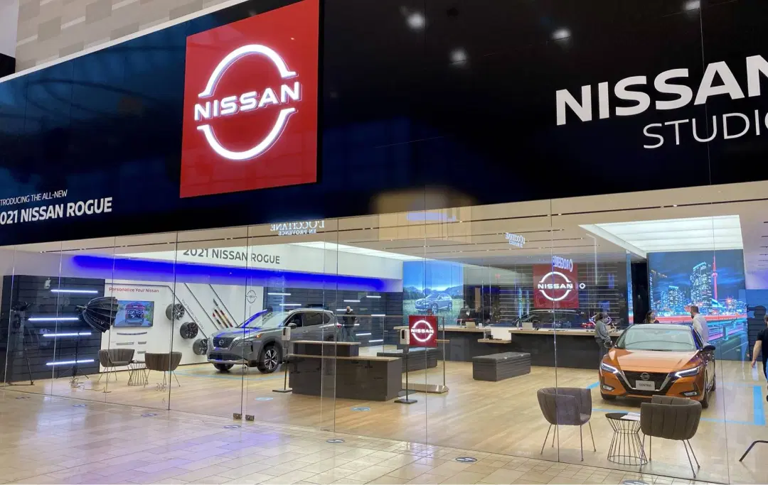Nissan Motors digital signage powered by Pickcel