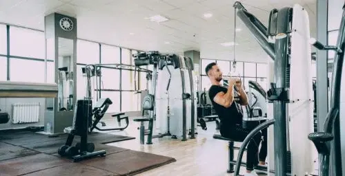 Cure fit gym equipped with digital signage displays that run on Pickcel's customized digital signage software Cure fit gym equipped with digital signage displays that run on Pickcel's customized digital signage software