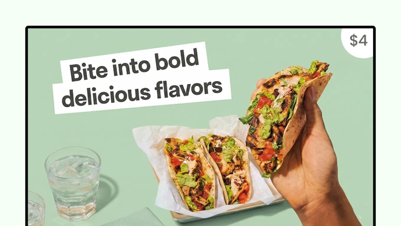 Digital menu boards, drive-thru displays & more