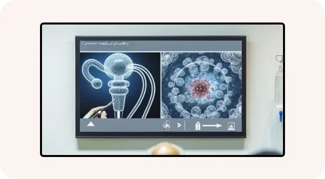 An cinema digital signage screen flashing an emergency message An cinema digital signage screen flashing an emergency message