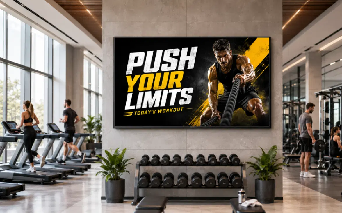 Fitness digital signage — Pickcel