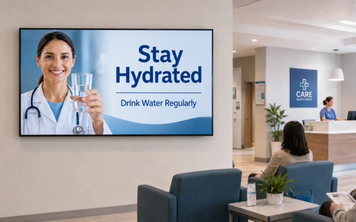 Healthcare digital signage — Pickcel