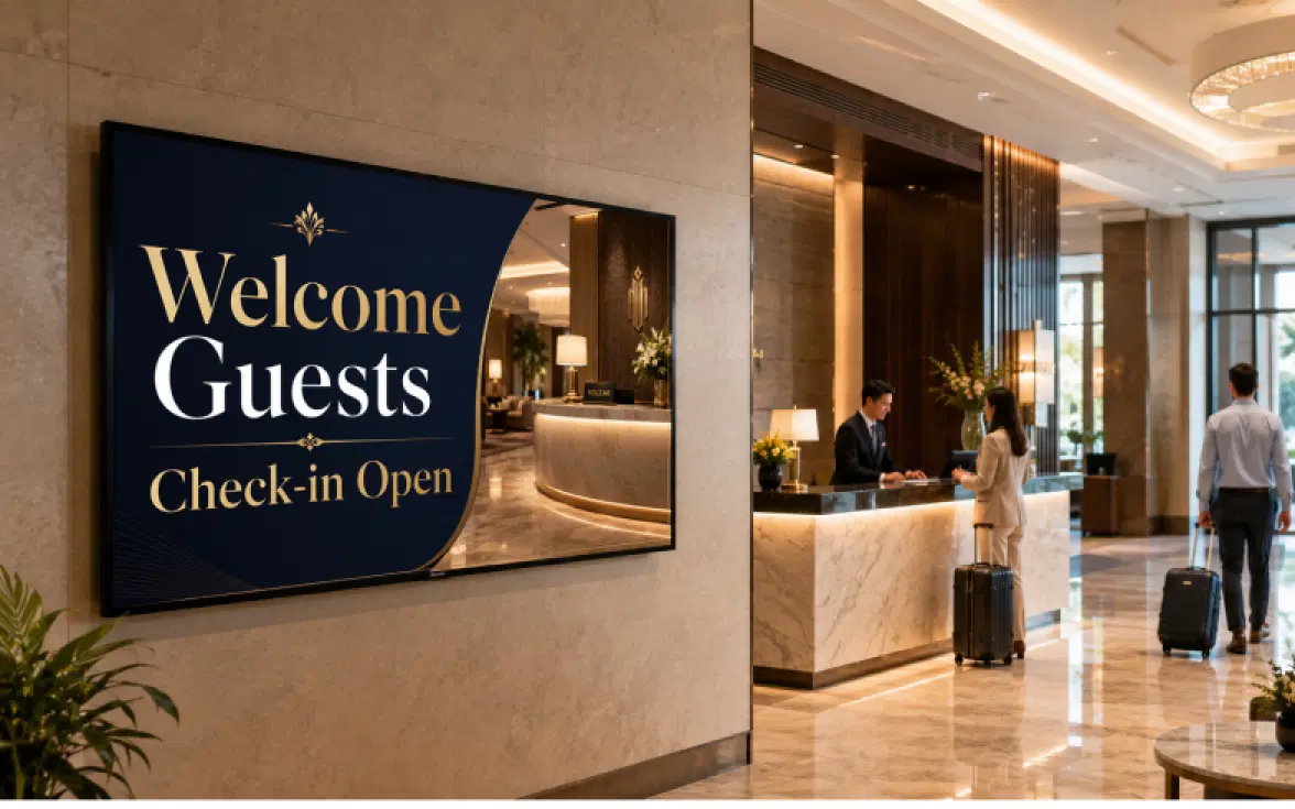 Hospitality digital signage — Pickcel
