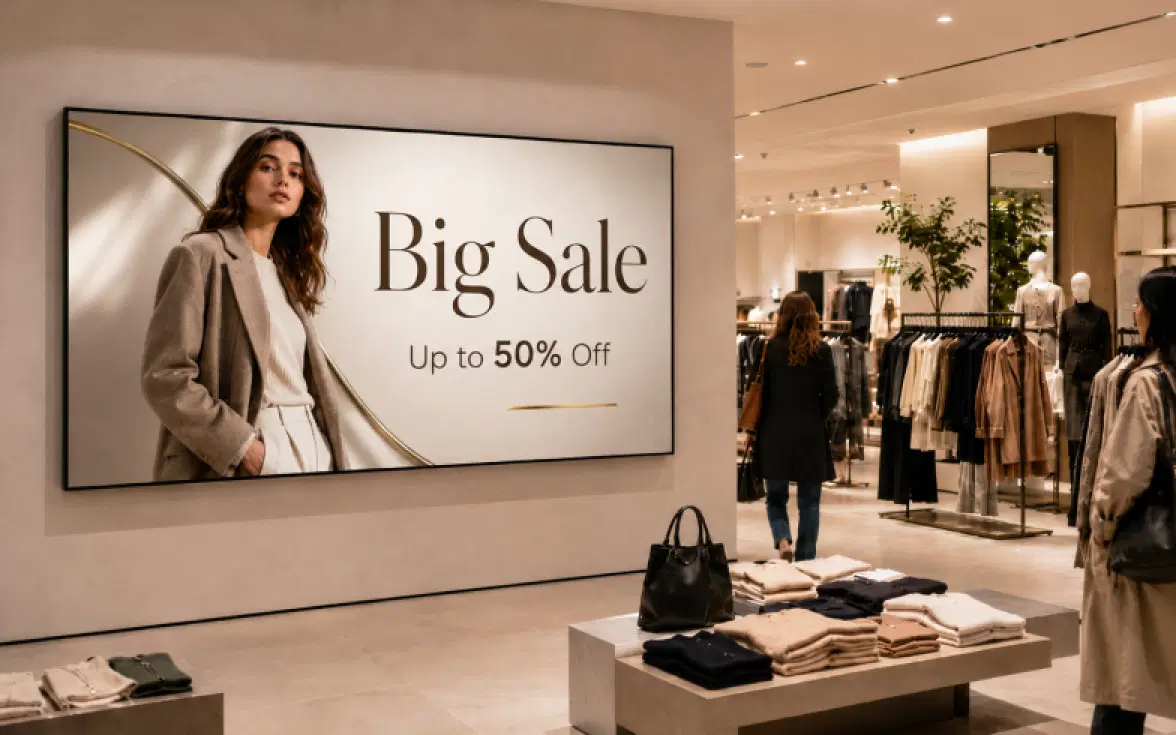 Retail digital signage — Pickcel