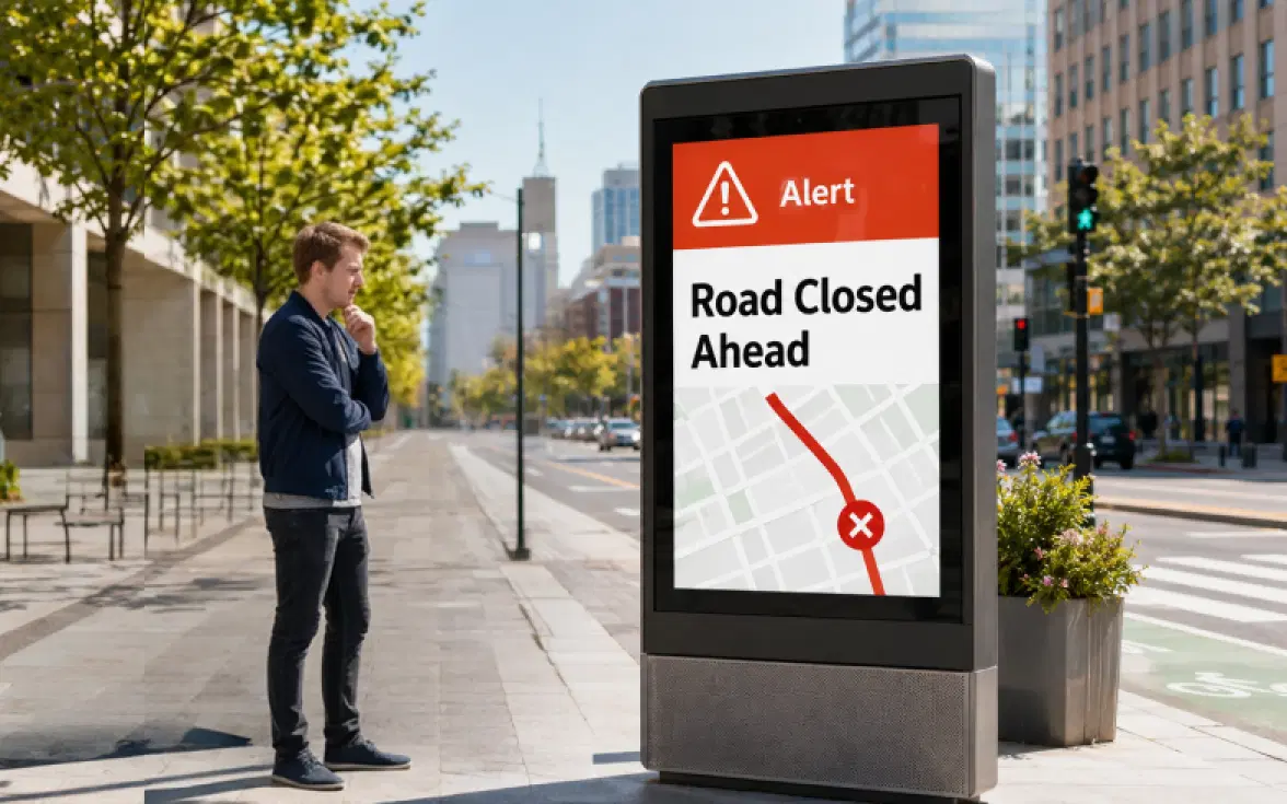 Smart city digital signage — Pickcel