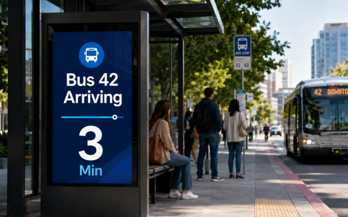 Transportation digital signage — Pickcel