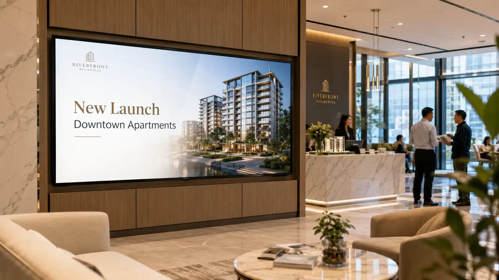 Real estate digital signage — Pickcel