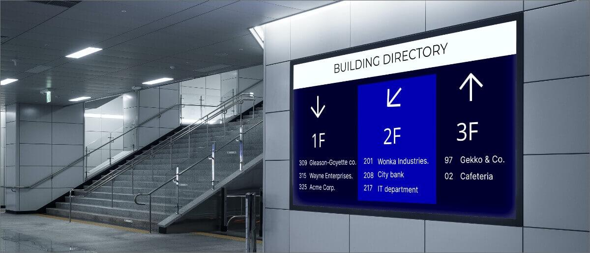 Digital building directories: A solution to modernize Office Lobbies, Malls & Real Estate Premises