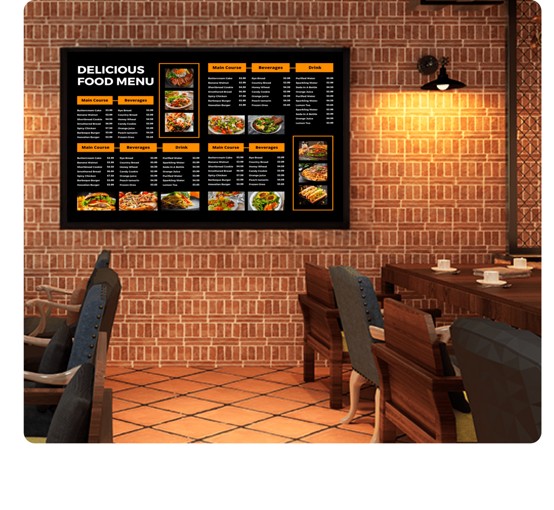 Restaurant Digital Signage
