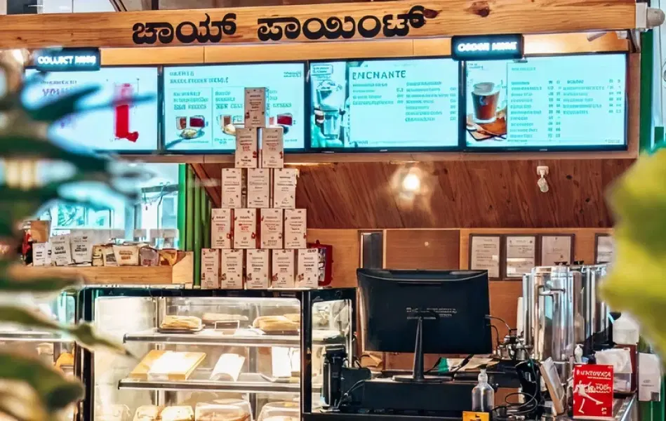 Hungerbox digital signage case study