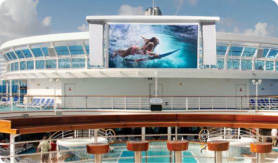 Cruise Lines digital signage