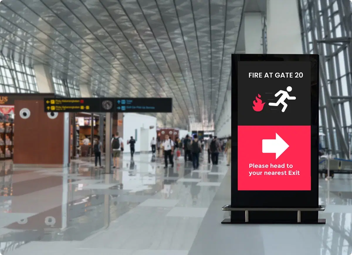 Transportation emergency announcements