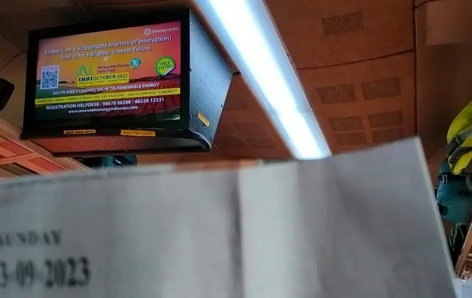 Train station digital signage — Pickcel