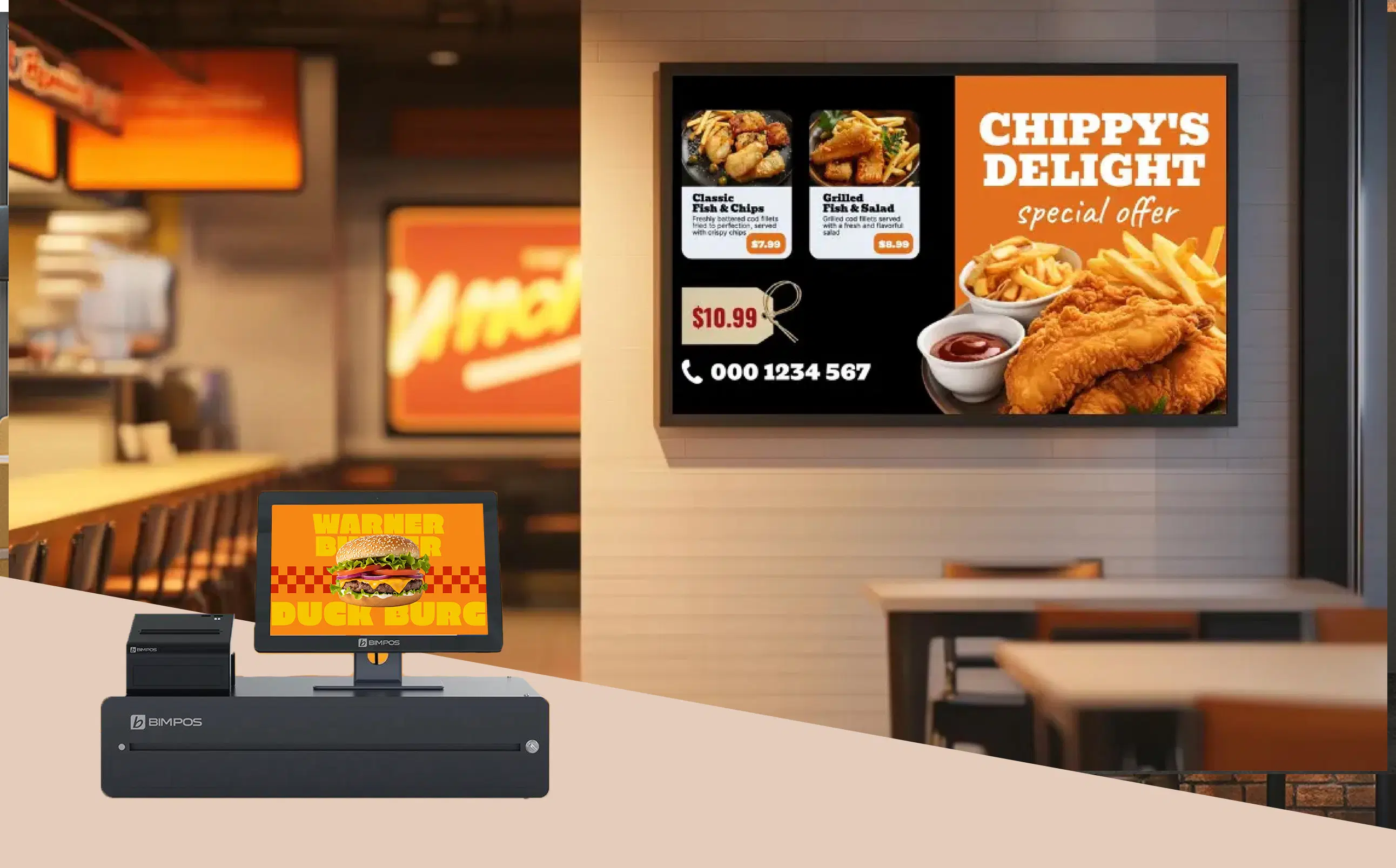 Your POS and Menu Boards — Always in Sync digital menu board feature