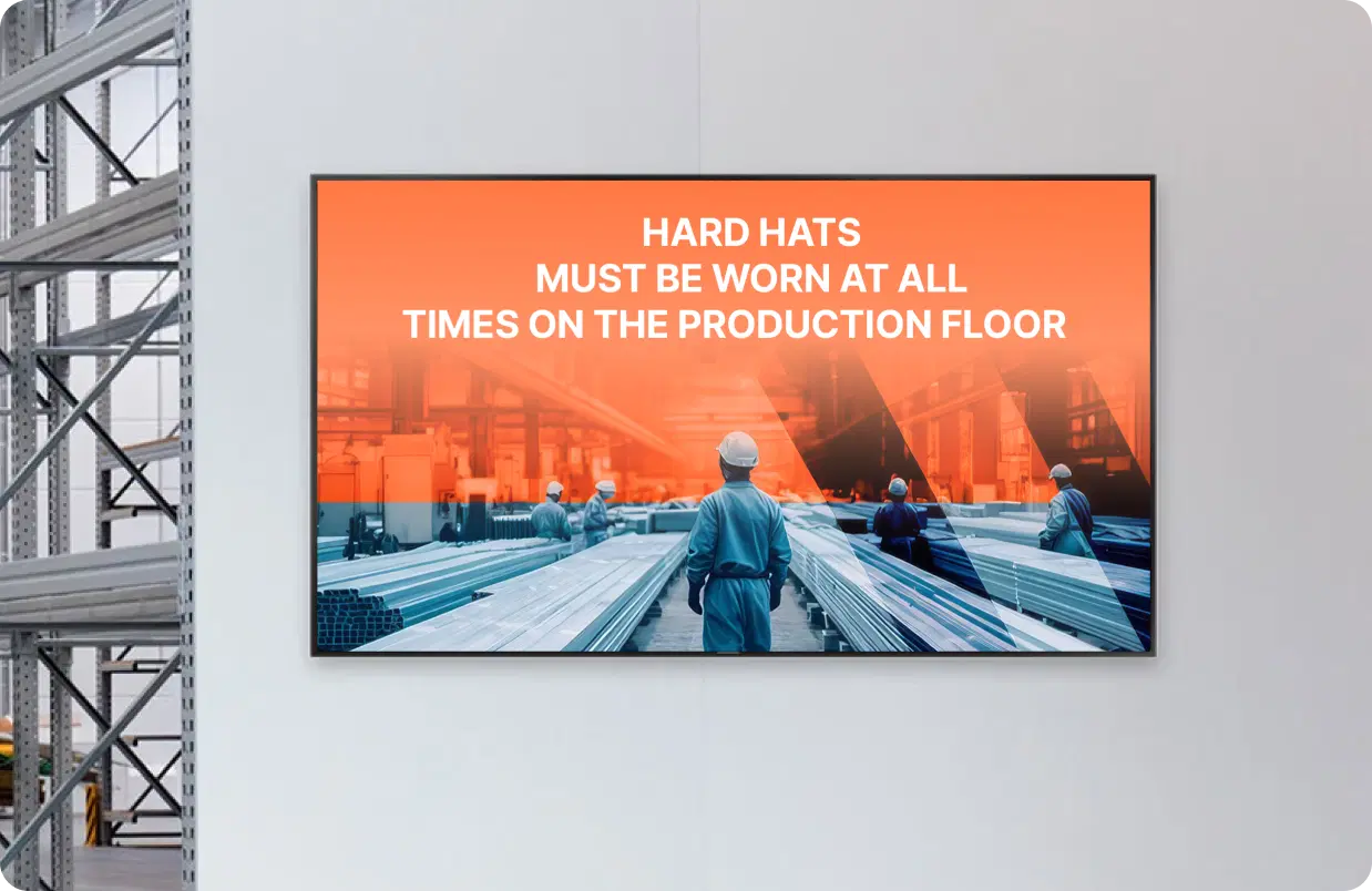 Factory safety communication — Pickcel