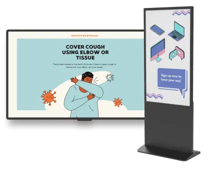 On-premise digital signage guide
