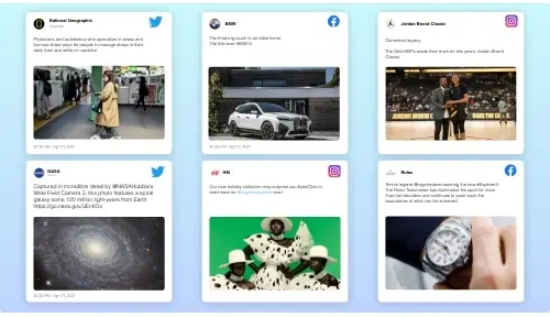 digital signage CNN News app layout preview showing news topic image as background and text placed at the bottom-screen