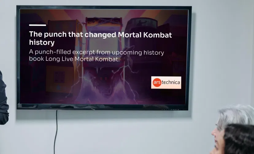 Tech-based companies displaying Ars Technica news