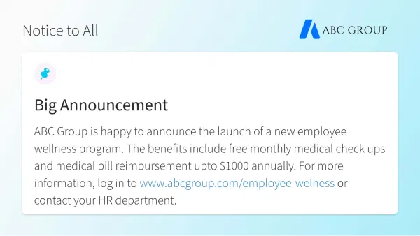 Bulletin Board preview