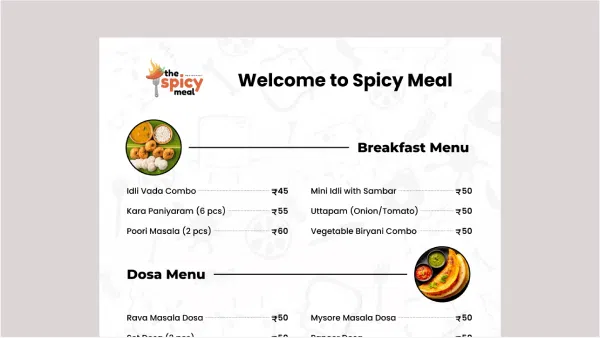 Digital Menu Board preview