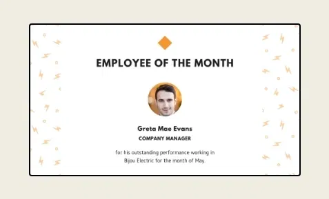 Employee motivation display