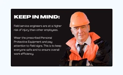 Factory worker safety guidelines