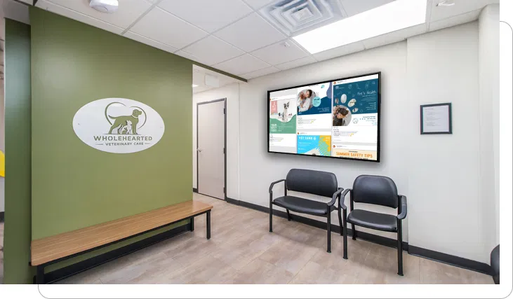 Veterinary digital signage for seamless integration Veterinary digital signage for seamless integration