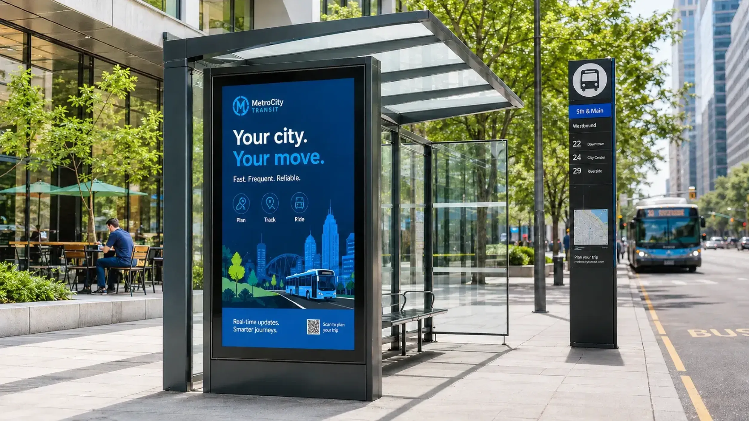 Bus Stop Digital Signage | AVLS Integration | Pickcel