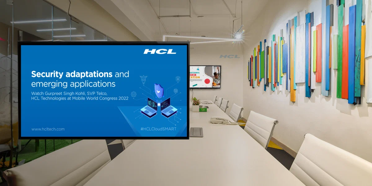 HCLTech corporate digital signage deployment using Pickcel to transform communication
