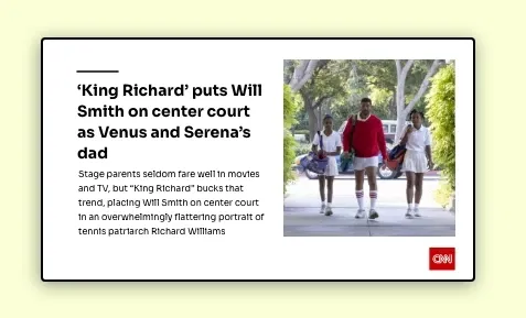 CNN News app edit screen to preview quick changes in background color or text color or news topic CNN News app edit screen to preview quick changes in background color or text color or news topic
