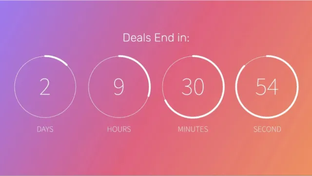 Countdown Timer preview Countdown Timer preview