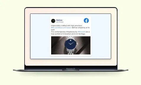 Facebook Plus app edit screen to preview quick changes or updates Facebook Plus app edit screen to preview quick changes or updates