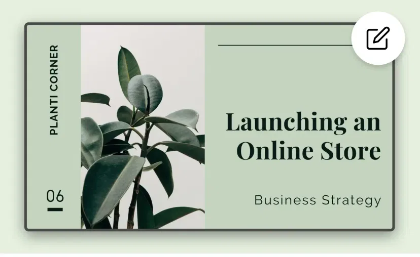 Digital signage Google Slides app interface with the option to edit the presentation by updating the embed link Digital signage Google Slides app interface with the option to edit the presentation by updating the embed link