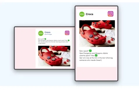Instagram Plus app layout preview showing multiple themes Instagram Plus app layout preview showing multiple themes
