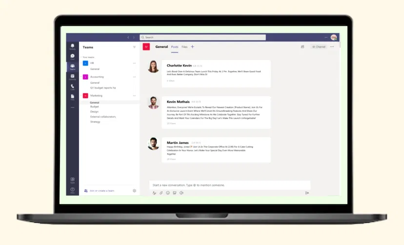 Microsoft Teams app preview screen to check how will the app content look in the digital signage screen before publishing Microsoft Teams app preview screen to check how will the app content look in the digital signage screen before publishing