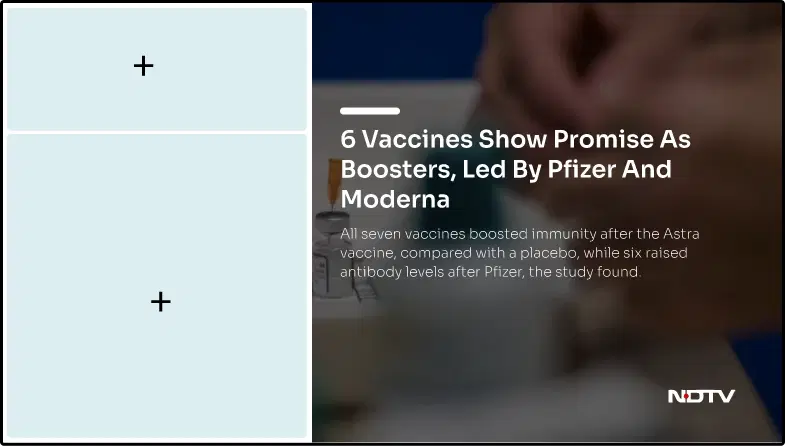 Step 2: Digital signage software interface showing compositon window with NDTV News app feed being displayed on the botttom Step 2: Digital signage software interface showing compositon window with NDTV News app feed being displayed on the botttom