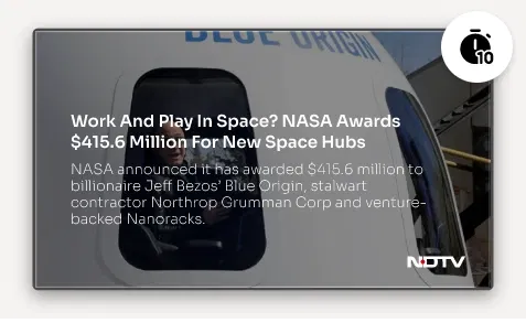 NDTV News app feed preview on digital screen which is set to change transition after 10 seconds NDTV News app feed preview on digital screen which is set to change transition after 10 seconds