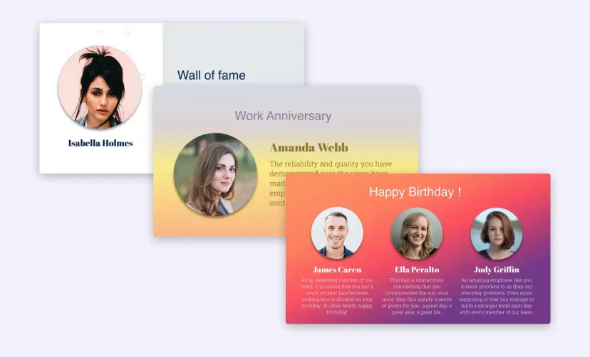 People Space App having templates to choose and edit messages on Digital Screen People Space App having templates to choose and edit messages on Digital Screen