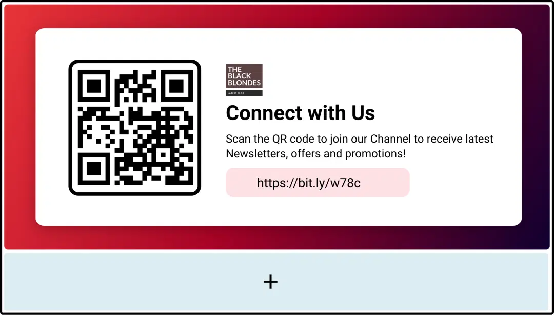 step 2 digital signage software interface showing compositon window with QR code App feed being displayed on the top step 2 digital signage software interface showing compositon window with QR code App feed being displayed on the top