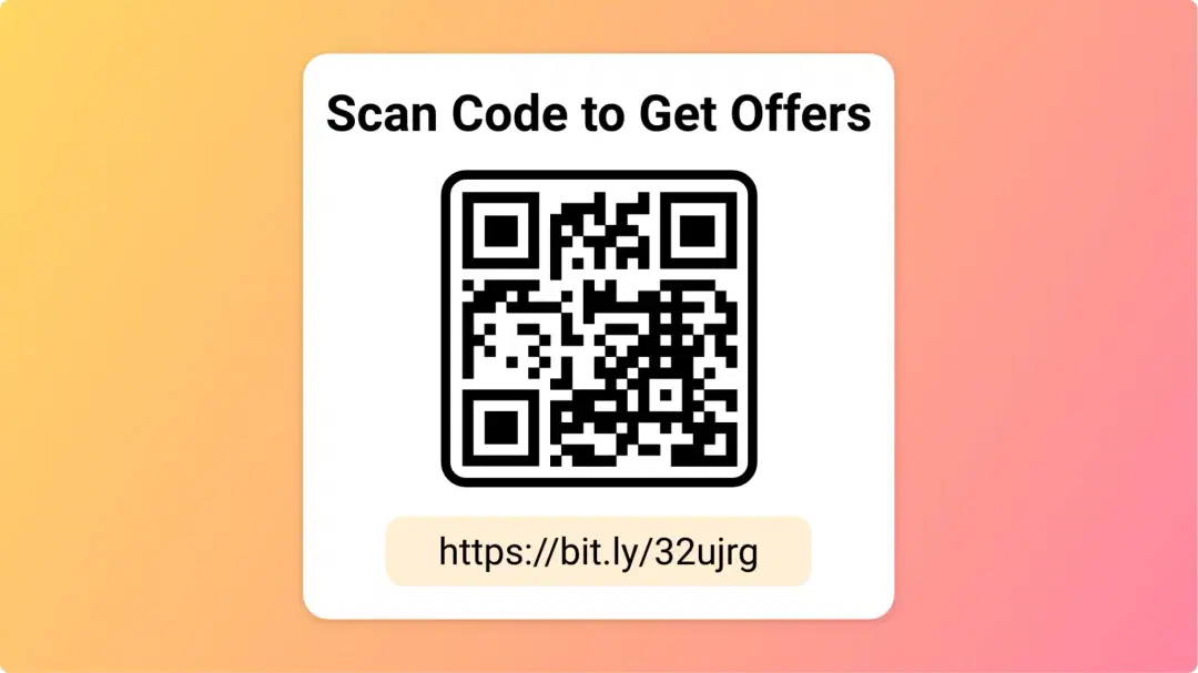 QR code app display style 2 QR code app display style 2