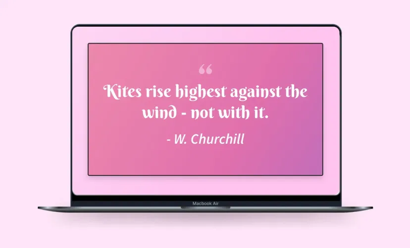 Quotes app edit screen to preview quick changes before displaying on screens. Quotes app edit screen to preview quick changes before displaying on screens.