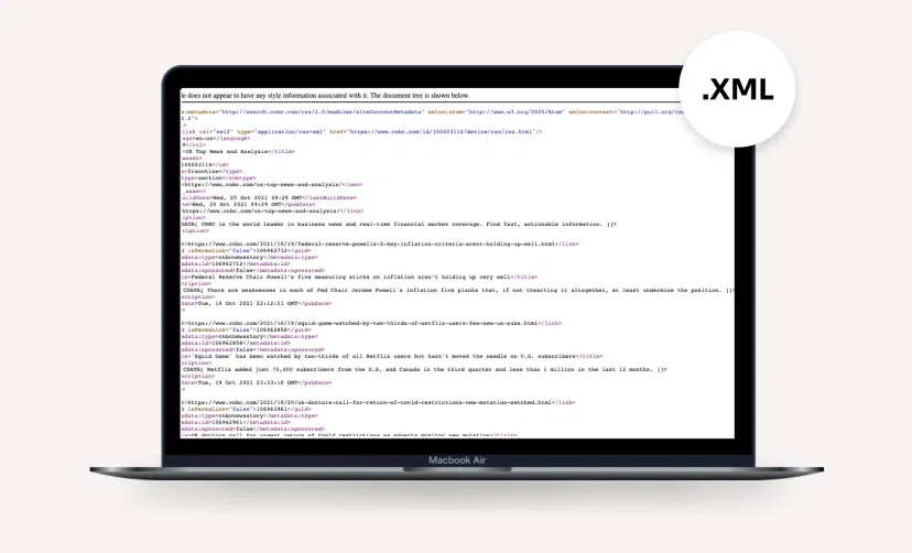 Accepts any RSS feed URL screenshot Accepts any RSS feed URL screenshot