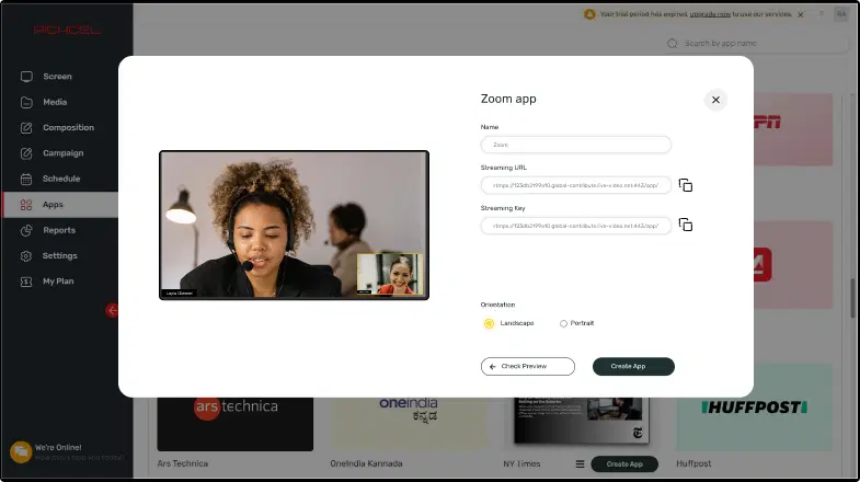 Step 1: Configure the app Step 1: Configure the app